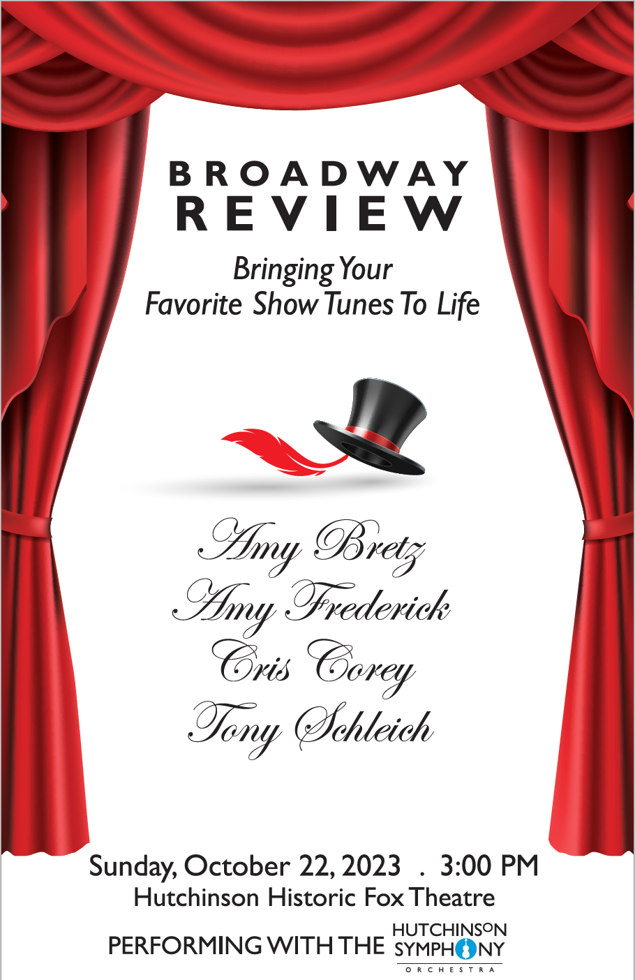 A broadway review graphic